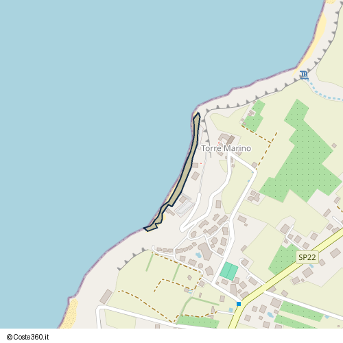 Posizione della spiaggia Spiaggia nei pressi di Ricadi, 89865