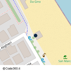 Posizione della concessione demaniale marittima Comune di Pineto, A. 2002, N. 187