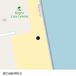 Posizione della concessione demaniale marittima Comune di Ravenna, A. 2025, N. 205