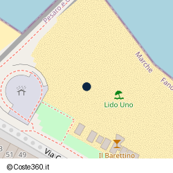 Posizione della concessione balneare Comune di Fano, A. 2010, N. 35