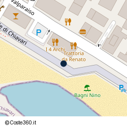 Posizione della concessione balneare Comune di Chiavari, A. 2024, N. 9