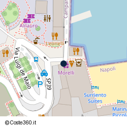 Posizione della concessione demaniale marittima Comune di Sorrento, A. 2009, N. 66