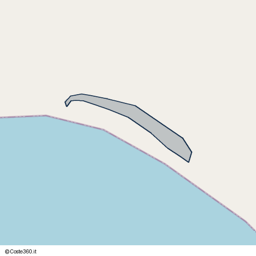 Posizione della spiaggia Spiaggia nei pressi di Palma di Montechiaro, 92044