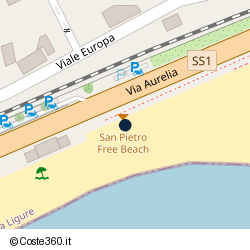 Posizione della concessione balneare Comune di Pietra Ligure, A. 2025, N. 10