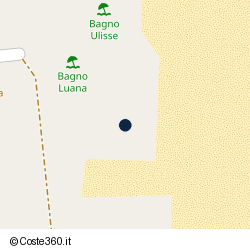 Posizione approssimativa di Bagno Luana Beach