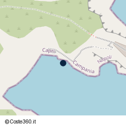 Posizione della concessione demaniale marittima Comune Capri, A. 2010, N. 20