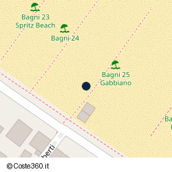 Posizione della concessione balneare Comune di Senigallia, A. 2019, N. 94