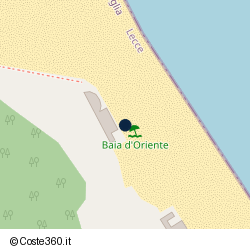 Posizione della concessione demaniale marittima Comune Melendugno, A. 2009, N. 6