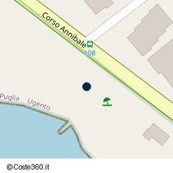 Posizione della concessione demaniale marittima Comune di Ugento, A. 2009, N. 1345
