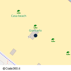 Posizione della concessione demaniale marittima Comune di Riccione, A. 2013, N. 321