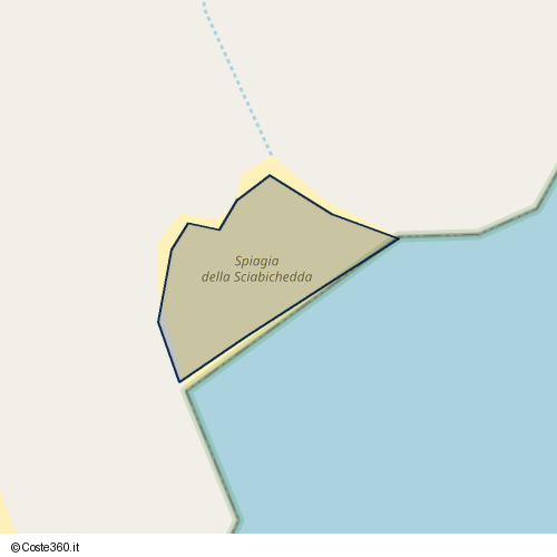 Posizione della spiaggia Spiaggia nei pressi di il Vallone Del Marcellino, San Giovanni a Piro