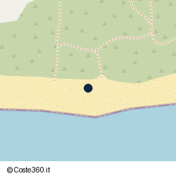 Posizione della concessione demaniale marittima Comune di Porto Cesareo, A. 2006, N. 248REG
