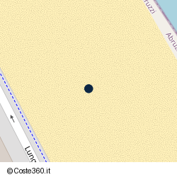 Posizione della concessione balneare Comune di Roseto Degli Abruzzi, A. 2014, N. 172