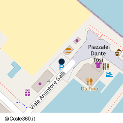 Posizione della concessione demaniale marittima Comune di Riccione, A. 2023, N. 732