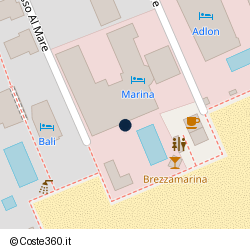 Posizione della concessione balneare Comune di Jesolo, A. 2017, N. 1