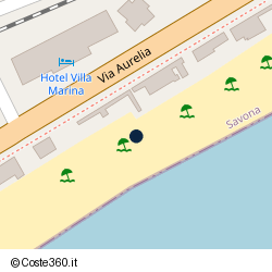 Posizione della concessione demaniale marittima Comune di Pietra Ligure, A. 2013, N. 2735