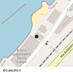 Posizione della concessione demaniale marittima Comune di Pizzo, A. 2010, N. 2