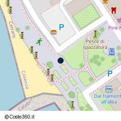 Posizione della concessione demaniale marittima Comune di Cetraro, A. 2025, N. 01