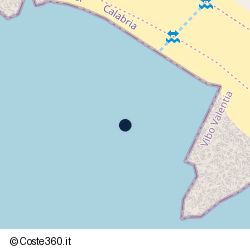 Posizione della concessione demaniale marittima Comune di Ricadi, A. 2025, N. 15