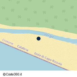 Posizione della concessione demaniale marittima Comune di Isola Di Capo Rizzuto, A. 2024, N. 005