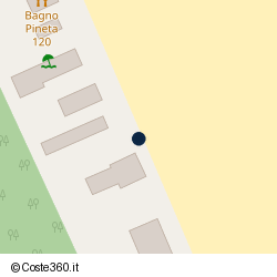 Posizione della concessione demaniale marittima Comune di Cervia, A. 2009, N. 12