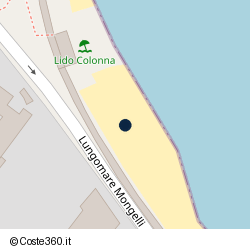 Posizione della concessione balneare Comune di Trani, A. 2013, N. 05