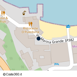 Posizione della concessione balneare Comune di Sorrento, A. 2023, N. 01