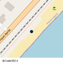 Posizione della concessione demaniale marittima Comune di Pietra Ligure, A. 2011, N. 2643