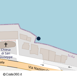 Posizione della concessione demaniale marittima Comune di Scilla, A. 2015, N. 65