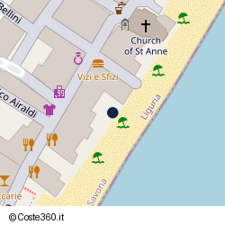 Posizione della concessione demaniale marittima Comune di Alassio, A. 2017, N. 07