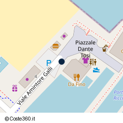 Posizione della concessione demaniale marittima Comune di Riccione, A. 2025, N. 818