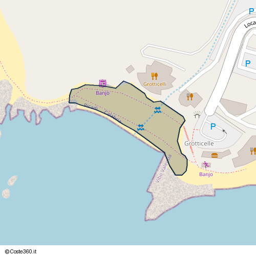 Posizione della spiaggia Spiaggia nei pressi di Access to Beach, Ricadi, 89866