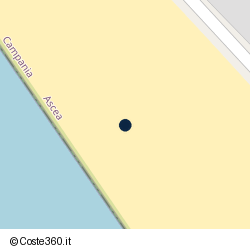Posizione della concessione balneare Comune di Ascea, A. 2016, N. 3