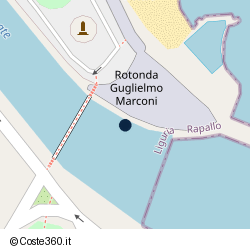 Posizione della concessione balneare Comune di Rapallo, A. 2005, N. 108V