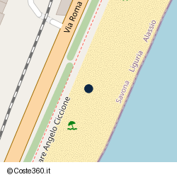 Posizione della concessione balneare Comune di Alassio, A. 2006, N. 63