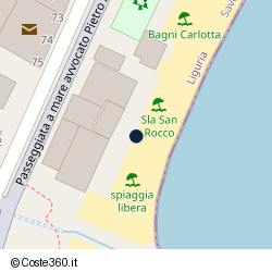 Posizione della concessione demaniale marittima Comune di Ceriale, A. 2017, N. 01