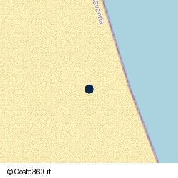 Posizione della concessione demaniale marittima Comune Cervia, A. 2012, N. 62