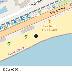 Posizione della concessione balneare Comune di Pietra Ligure, A. 2010, N. 2593