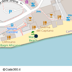 Posizione della concessione demaniale marittima Comune di Massa Lubrense, A. 2010, N. 158