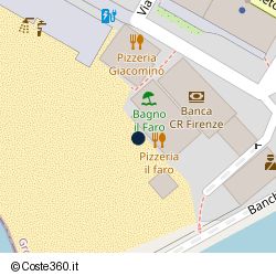 Posizione della concessione demaniale marittima Comune di Castiglione Della Pescaia, A. 2010, N. 9