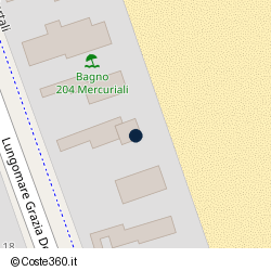 Posizione della concessione balneare Comune di Cervia, A. 2011, N. 221