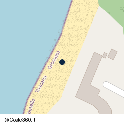 Posizione della concessione demaniale marittima Comune di Orbetello, A. 2024, N. 6