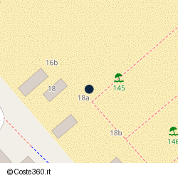 Posizione approssimativa di Sabbia Bianca 144-145