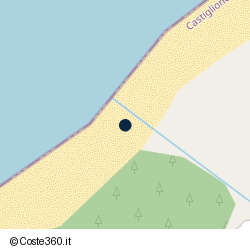 Posizione della concessione demaniale marittima Comune Castiglione Della Pescaia, A. 2011, N. 4