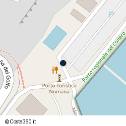 Posizione della concessione demaniale marittima Comune di Numana, A. 2019, N. 88