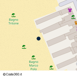 Posizione della concessione balneare Comune di Viareggio, A. 2006, N. 14bis