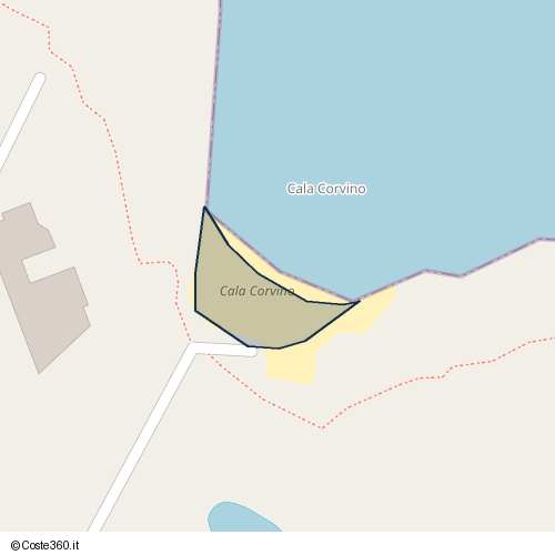 Posizione della spiaggia Spiaggia nei pressi di Via Aldo Moro, Monopoli, 70043