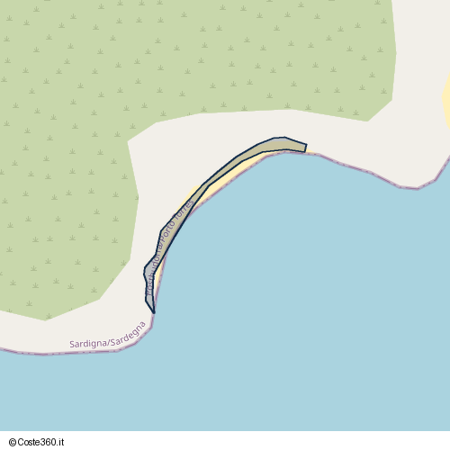 Posizione della spiaggia Spiaggia senza nome (localizzazione generica)