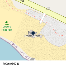 Posizione della concessione demaniale marittima Comune di Sarzana, A. 2017, N. 01