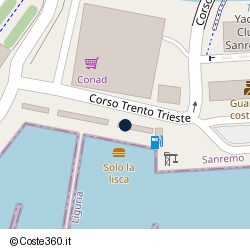 Posizione della concessione demaniale marittima Comune di San Remo, A. 2014, N. 09